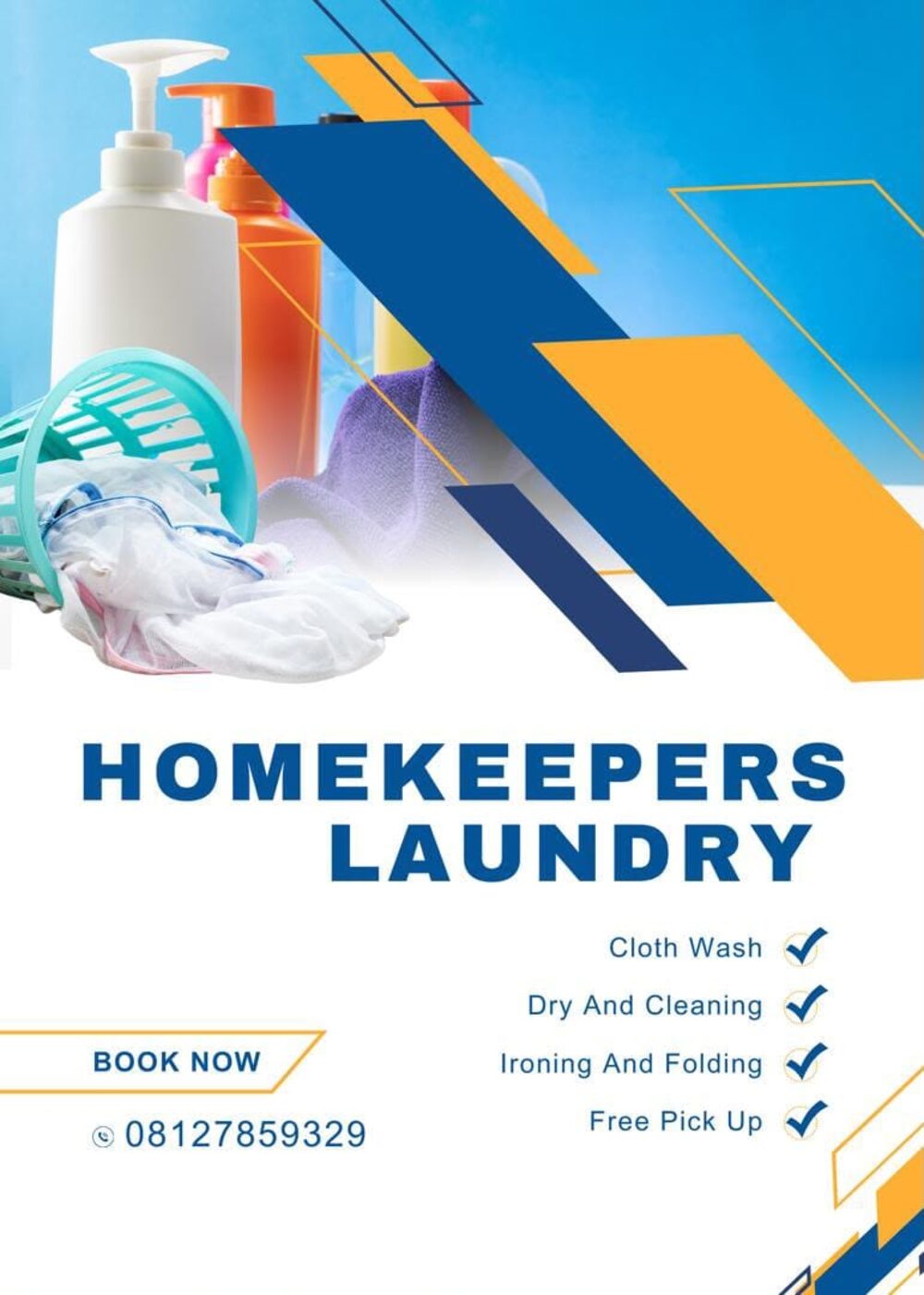 Homekeepers laundry service